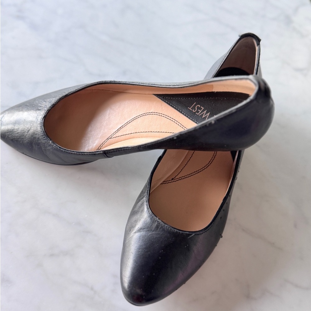 Nine West Black Women's wedge flats (Itsonn) size 6